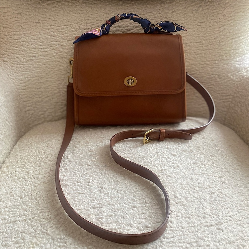 Coach Court bag. British Tan